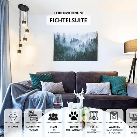 Apartment Fichtelsuite 1-6 Pers Nahe Ochsenkopf Sued 800m In Fleckl *